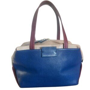 Marc by Marc Jacobs Genuine Leather Box Satchel' Colorblock Medium